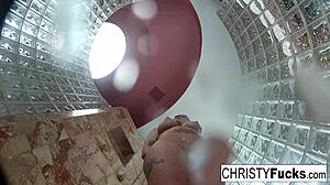 Passionate Shower Fun With Christy Dahlia And Ivan