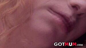redhead milf toys her wet pussy