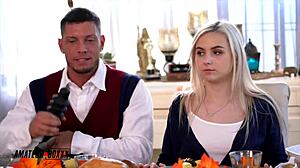 Russian MILF Casca And Aria Banks Stuffed Hard