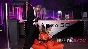 Uncovering Secrets of Free Use in Retro Area 50s with Intense Group Fucking