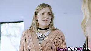 Lesbian Teen 18+ Blondes Engage in Cum-Filled Fingering, Orgasmic Oral, Masturbation, and Babe Play in High Definition