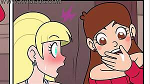 anime threesome with blonde characters in group setting