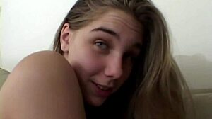 Naughty white babe gets fucked in doggy anal