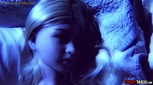 teen agrees to threesome sex with guy and real doll