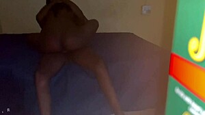 Maznsi teen bounces on bbc hard