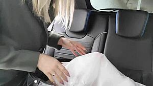 fucking a trans doll hard in the car at a public spot