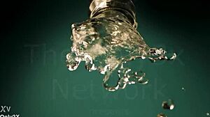 Aline's Bold Quickie: Cunilingus, Muff Diving in Stockings, Big Tits Swallowing, Pussy Assfucking Creampie