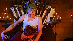 damn! targaryen twink bent over for wild doggystyle in game of thrones action!