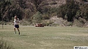 Busty Ex Cheerleader Stalks The New Captain With Jane Wilde And Gabbie Carter