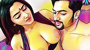 wow, this indian wife’s big boobs bounce wild during naughty fun!