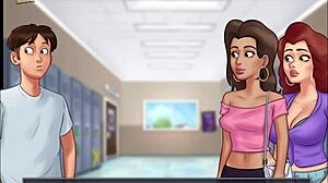 Blonde College Girl Gets Big Ass Fucked In Summertime Saga