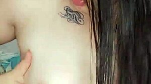 girl chats on video call with boyfriend