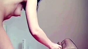 Latina babe receives creampie on her wet big ass pussy