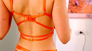 beauty in lingerie bent over for fucking