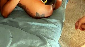 kevin and liza share an intimate moment together.