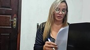 learning fast sales tricks with jhonny hot1 in office