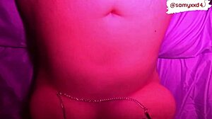 Big-titted girlfriend begs to be fucked while tied up