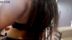 Latina milfs arrive at birthday party in lingerie for homemade threesome sex