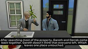 Gareth returns and intensely fucks all his gay housemates in group threesome.