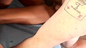 kevin and liza share an intimate moment together.