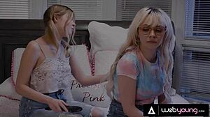 Curious Petite Coco Lovelock Starts with Massage Before Exploring Virginity Together