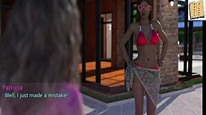 a wife and her stepmother share a game experience