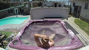 Dayanara skinny pov in jacuzzi bath