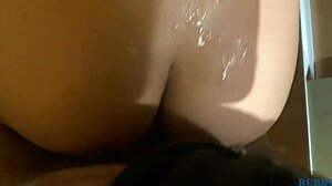 having first time glory hole experience with girlfriend and friend