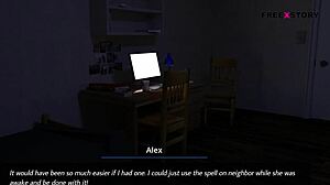 i dream of the landlady using her new toy for self-pleasure in indian 3d game