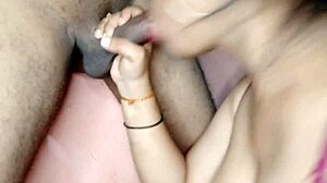 Wow! Sexy Indian Wife Gives Amazing Blowjob!