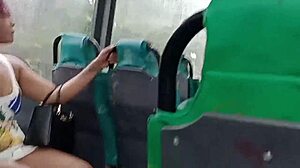 Public Exhibition on the Bus Involving Flashing and Masturbation.