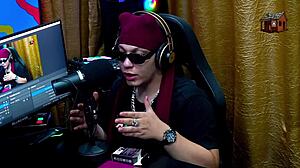 kiara blay enjoys the studio toys during her outdoor interview