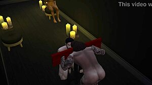 Gareth returns and intensely fucks all his gay housemates in group threesome.