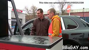 Intense gay blowjob ignites raw passion