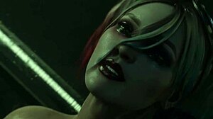 hot babe in 3d cartoon gets facial cumshot and creampie orgasm