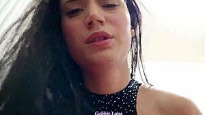 Damn, this putinha gave her ass and squirted hard on big cock! Gabbie Luna and Rennan Luna full on Red