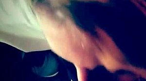 When alone, horny stepmom can't resist sucking stepson's hard cock until it bursts with cum.