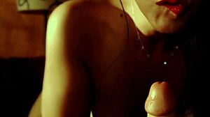 Sloppy Webcam Blowjob With Saliva Tease