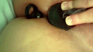 Amateur Uses Toys For Anal And Masturbation On Small Tits