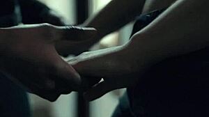 Busty ebony lesbians sixtynine and finger each other in erotic couple