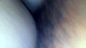 Ebony Gets Creamy Pussy From Big Black Cock Creampie