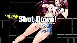 joe higashi fucks athena asamiya with intense sound effects.