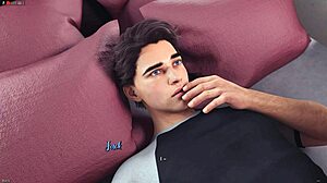 fresh women emily starts her morning routine in a 3d cartoon world