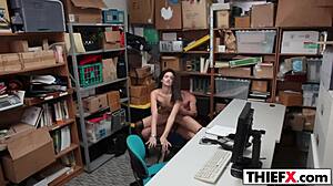 How Does This Teen Burglar Handle Such Hard Office Drilling?