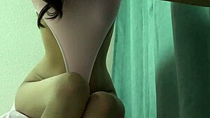 Hidden Cam Under The Desk Sarina Kurokawa In A Leotard