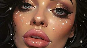 Anime Hentai Blowbang Covers Face In Cum With 100 Facials