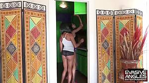 adriana malao munches big black ass from evasive angles