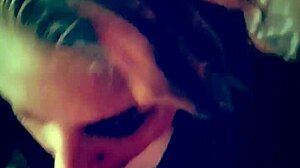 When alone, horny stepmom can't resist sucking stepson's hard cock until it bursts with cum.