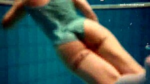 Dasha Submerged Underwater