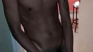 Twink Feels Intense Pleasure Stroking His Big Gay Cock Alone